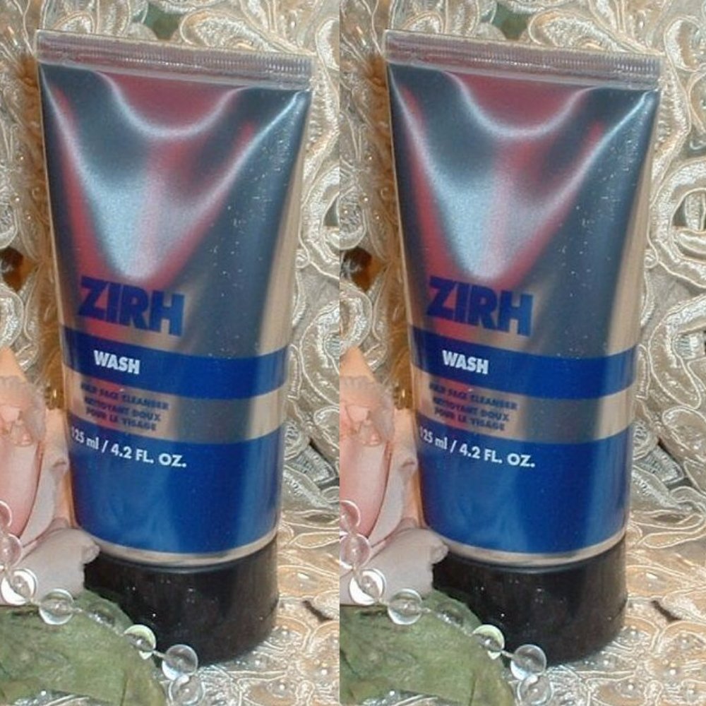TWO  Zirh International Wash Mild Face Cleanser ~ 4.2 oz /125ml ~ NEW IN BOXES